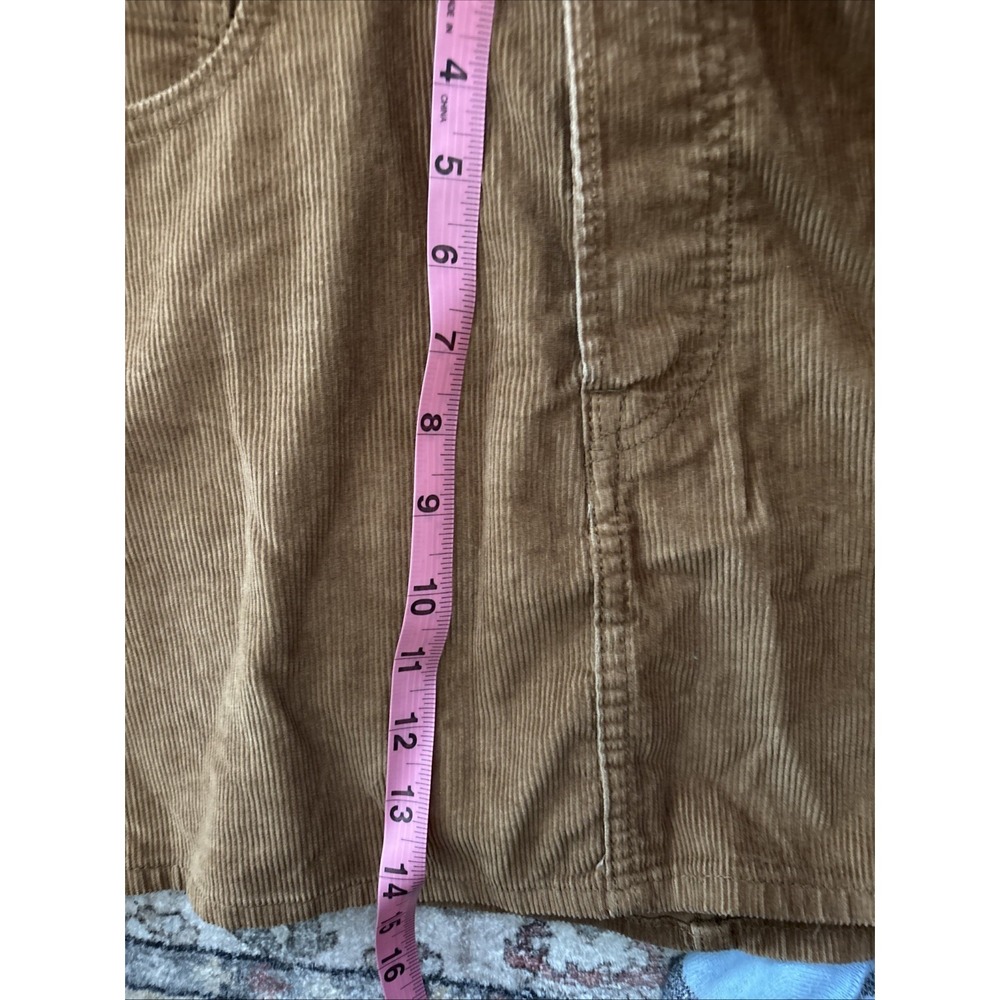 Levi's Women's Size 30" Waist Icon Mini Skirt Brown Corduroy - Picture 5 of 7